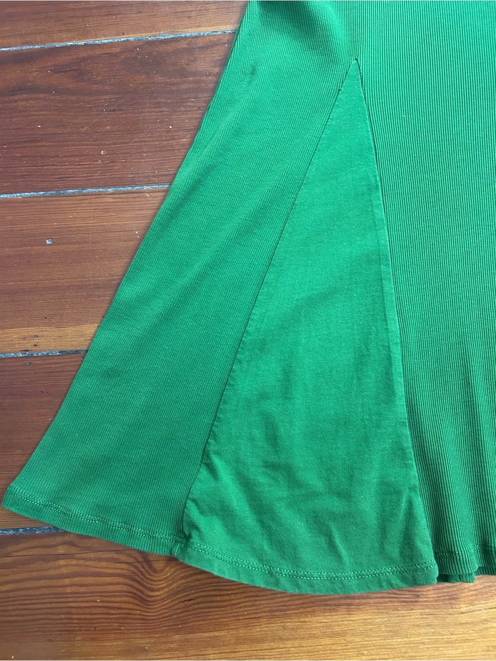 Lauren Ralph Lauren Green Henley Knit Dress Sz SP 3/4 Sleeve Fit & Flare👽 - Picture 10 of 12